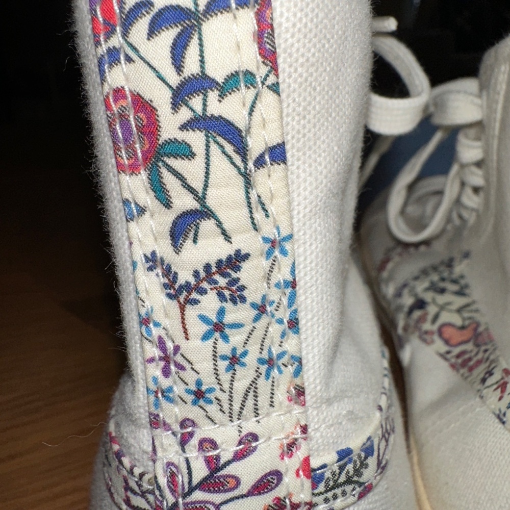 NWOT J. Crew x Gola for J. Crew Coaster High Top Sneakers Liberty floral - Picture 8 of 10